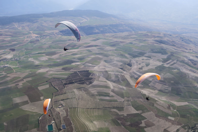 La vue au dessus du Plateau du Kik derrière Aguergour