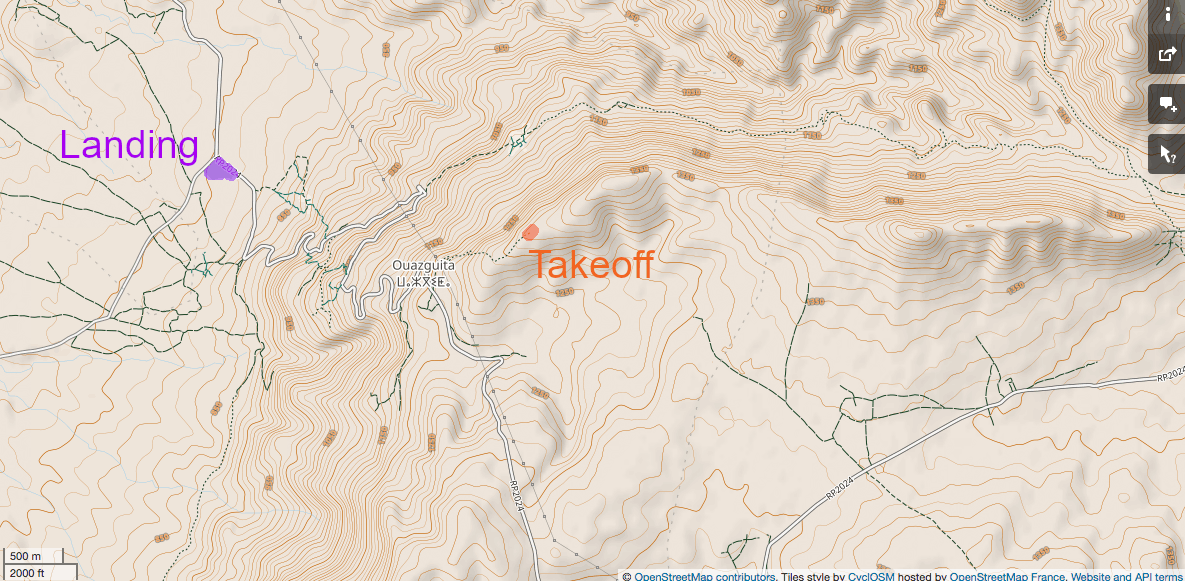 Map of Aguergour