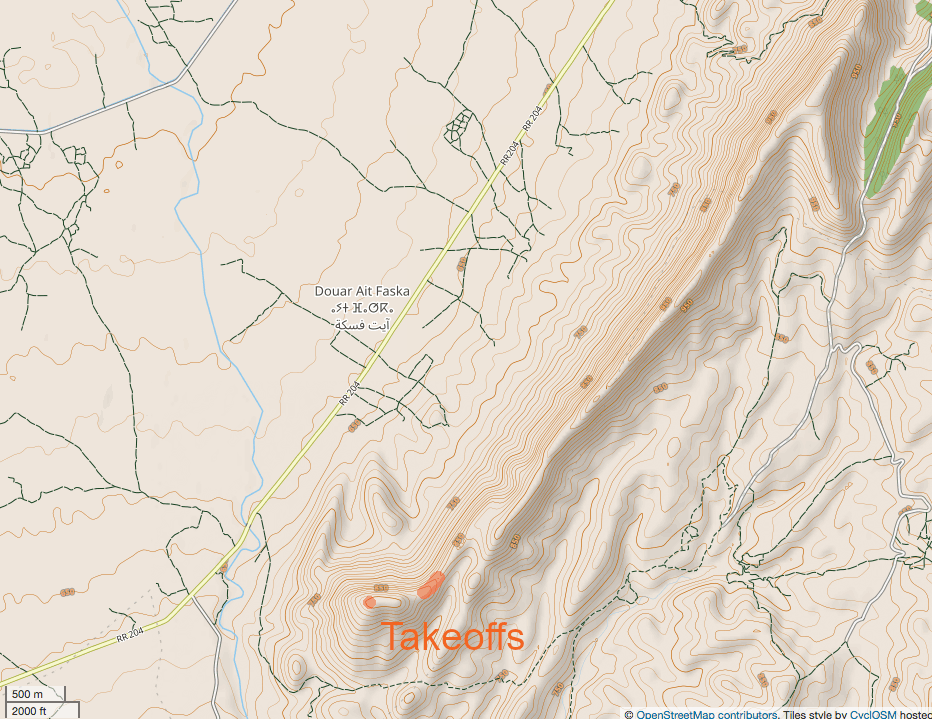 Map of Ait Ourir