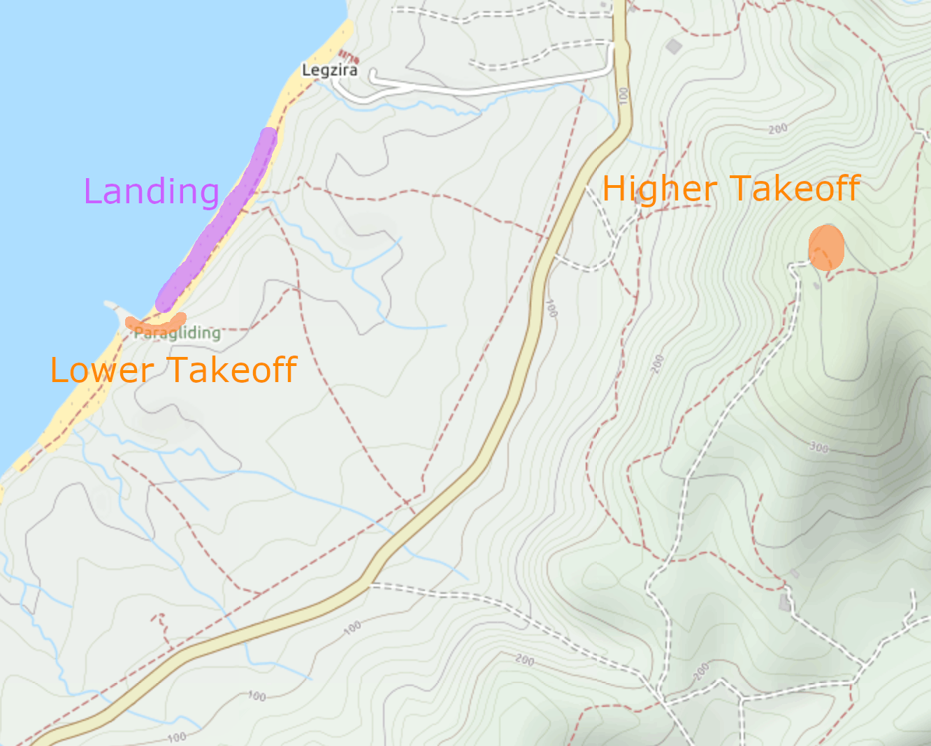 Legzira map