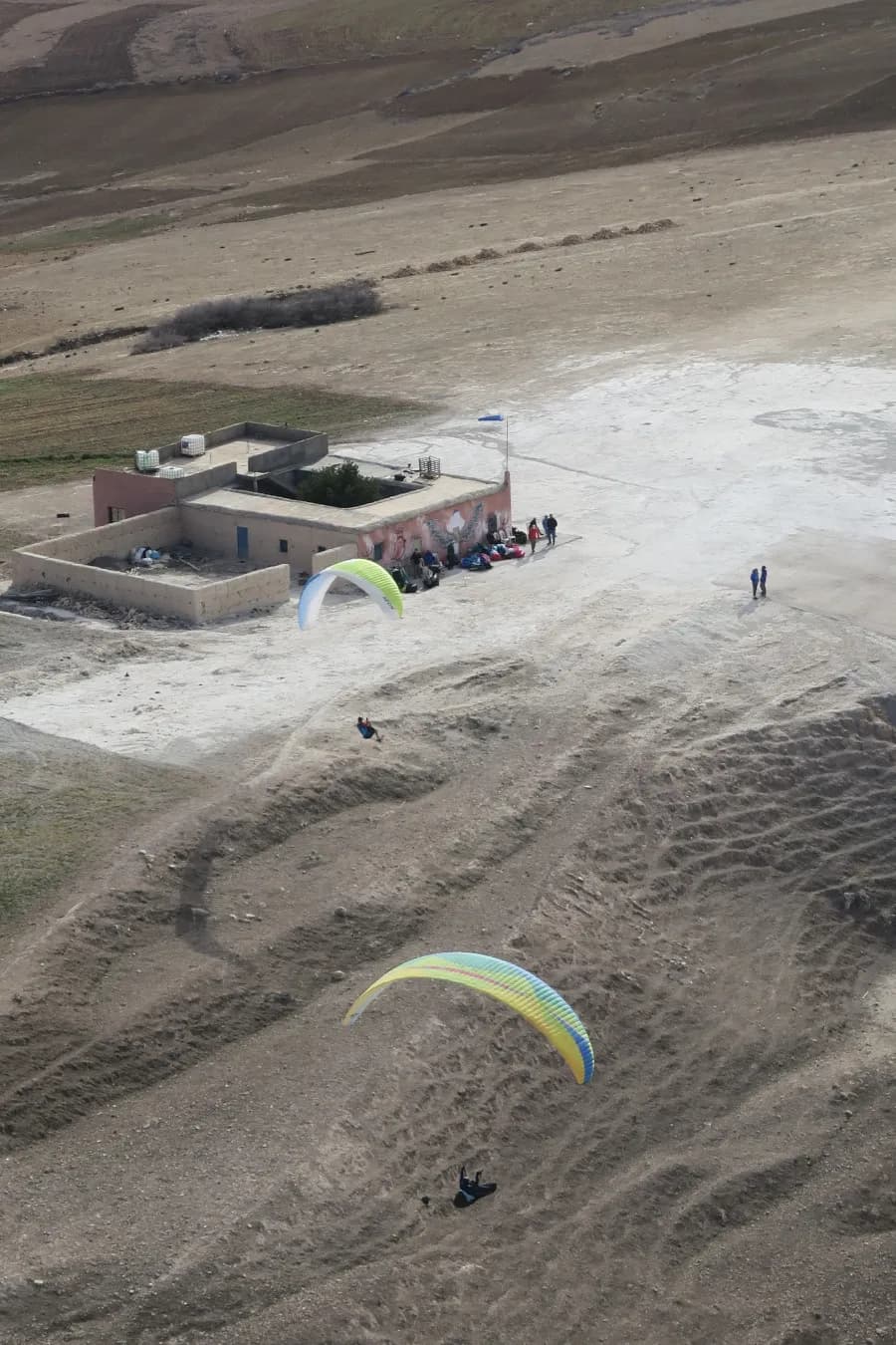 View of Aguergour take-off