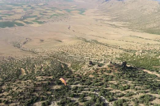 Looking down the ridge of Guigou