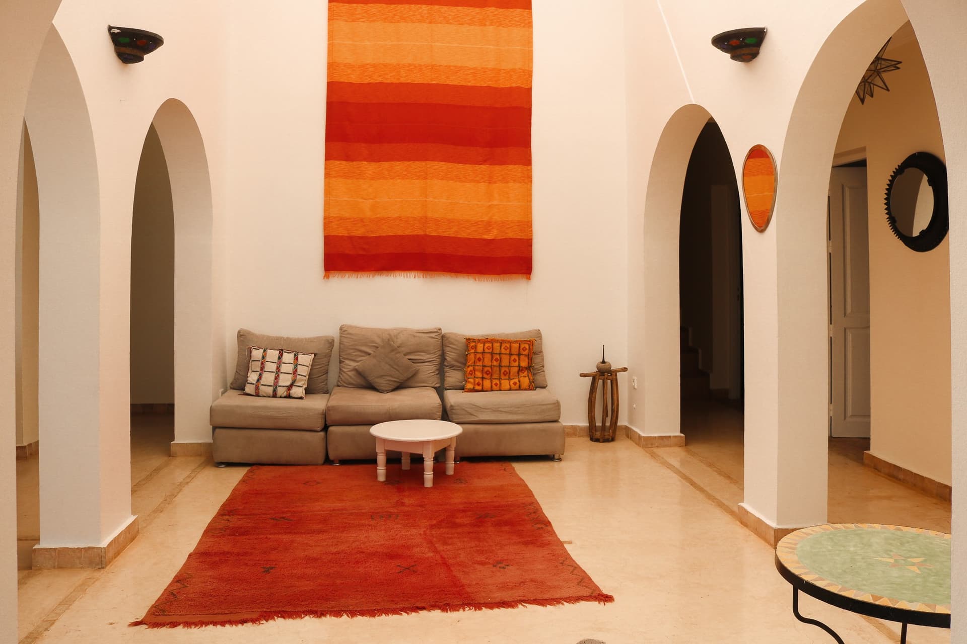 Magical Mirleft: Infinity Villa- view from inside