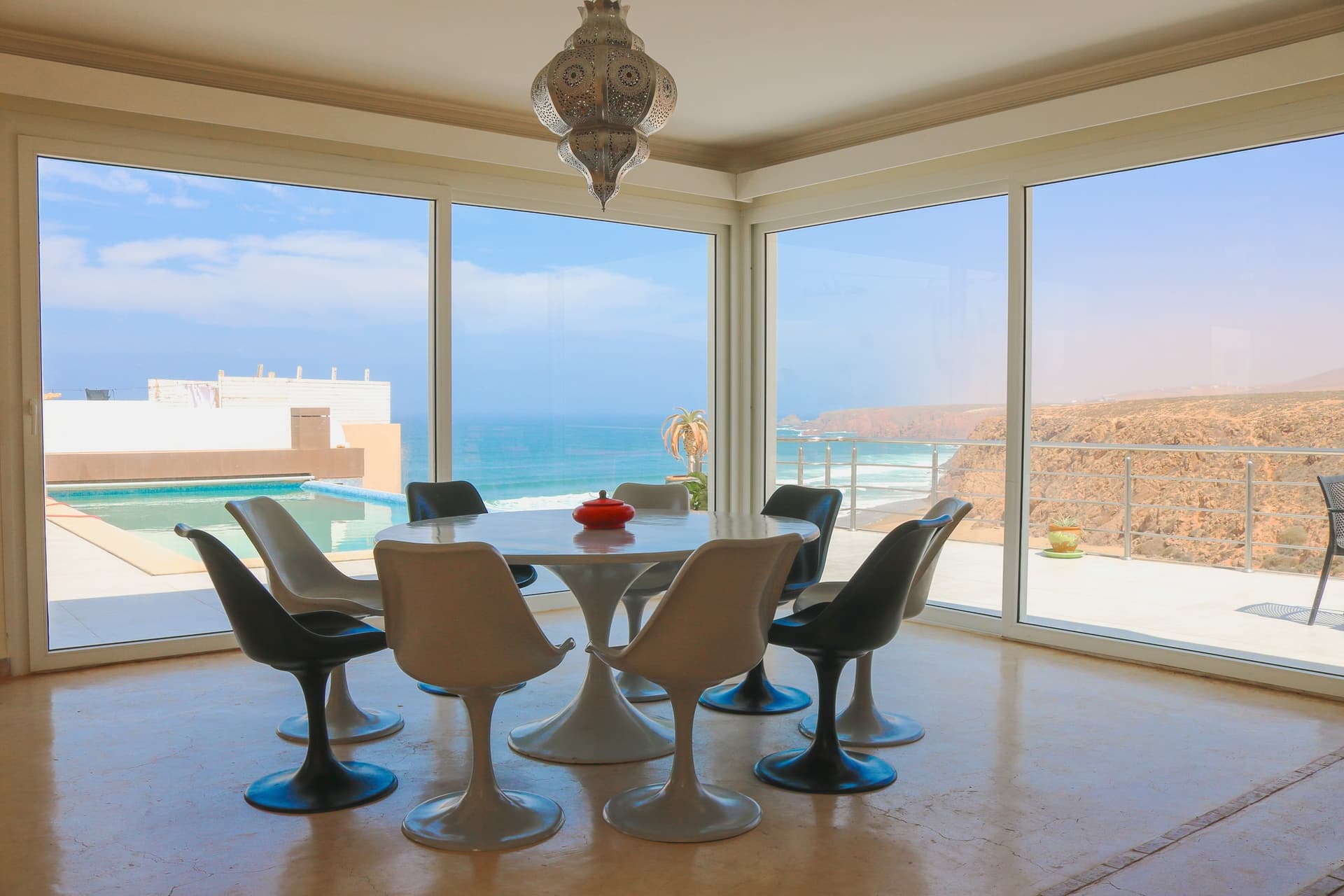 Magical Mirleft: Infinity Villa- view from living room