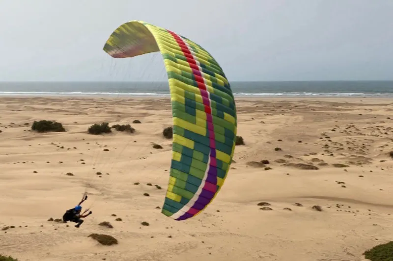 Flying over Plage Blanche